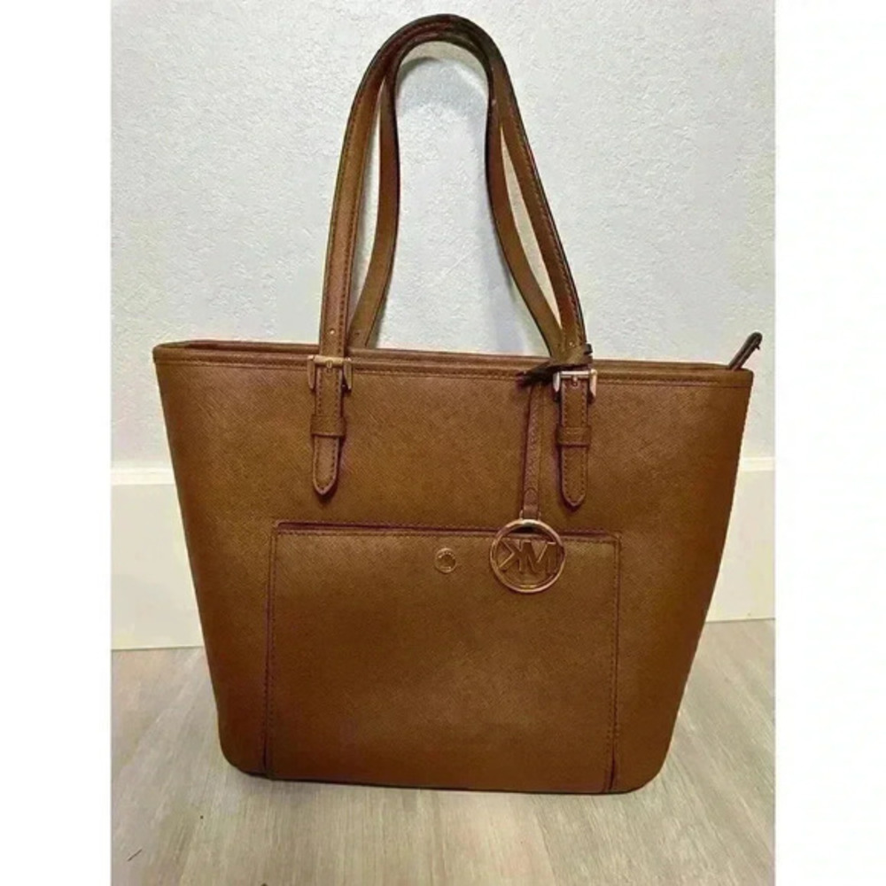 Michael Michael Kors  JET‎ SET ITEM LARGE TOP ZIP POCKET TOTE - Picture 2 of 11